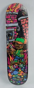 Supreme - Andy Howell Molotov Kid - Graffiti Art Skateboard Deck - Black - Picture 1 of 3