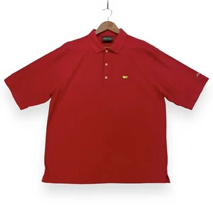 Masters Collection 60's Two-Ply Mercerized Pima Cotton Red Polo Large Augusta GA - Picture 1 of 13