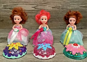 Lote a granel de 3 muñecas perfumadas princesa helado sundae juguete sorpresa de helado - Imagen 1 de 8