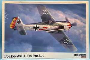 Hasegawa 1/32 08073 Focke-Wulf Fw190A-5 Brand New Sealed Kit - Foto 1 di 1