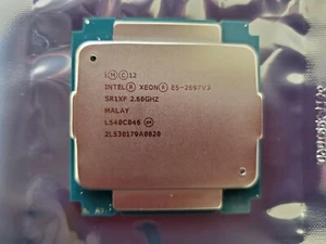 Used Intel Xeon E5-2697 V3 SR1XF 2.60GHz 14-Core 35MB Server CPU Tested working - Picture 1 of 2