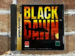 BLACK DAWN Sega Saturn SS Japan JP Game w/manual Fast Shipping - Picture 1 of 8