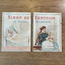 Antique Chromo TEETHING SYRUP of Doctor DELABARRE - 19th century