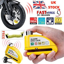 Motorcycle Bicycle Lock Alarm Safety Protection Padlock Disc Anti-Theft Reminder