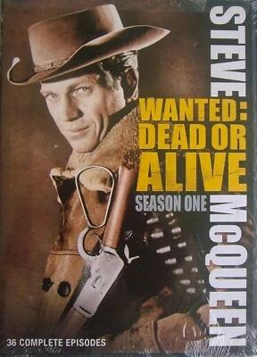 Wanted: Dead or Alive - Season One (DVD, 2009, 4-Disc) Steve McQueen - Image 1 of 2