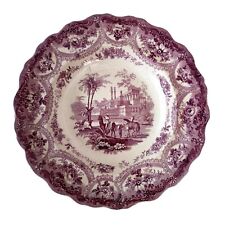 10.5" MAYER T J & J Mogul Scenery Purple Collectable Plate