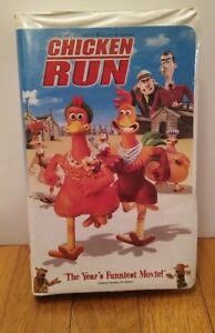 Chicken Run VHS 2000 Clamshell Case