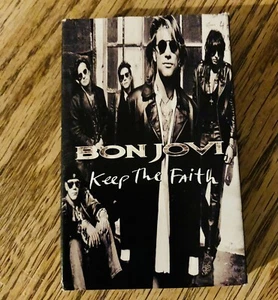 Vintage Cassette Single - Bon Jovi - Keep The Faith - Picture 1 of 6