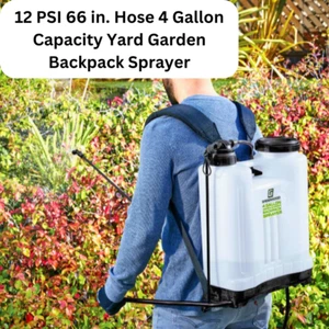 4 GALLON BACKPACK Pesticide/Fertilizer Garden Sprayer with 4 Nozzles SHIPS FREE! - Picture 1 of 11