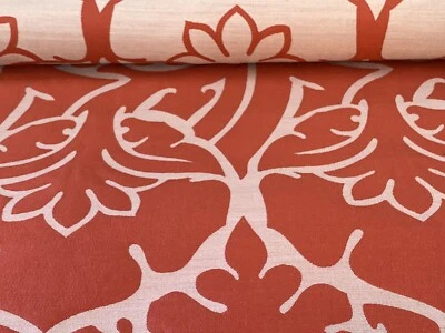 Kravet Couture BARBARA BARRY 2Y Old World Scarlet Red Silk Damask MSRP USD248/y - Image 1 of 4