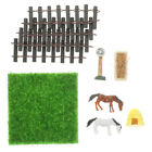  Plastik Mini-Gartenfiguren Lernspielzeug Für Den Pferdestall