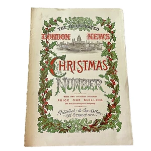 Illustrated London News Christmas Cover Engraving 1874 - Picture 1 of 6