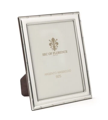 Marco de fotos de plata de ley 925 maciza de 10"x8"* 7317/20x25 EE. UU. Foto 1 de 4