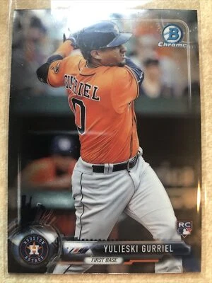 Bowman Chrome Yulieski Gurriel Rookie #57 Astros 2017 Foto 1 de 2
