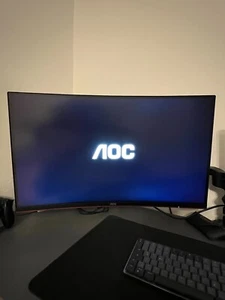 AOC Q32G2WG4 Curved Monitor - Bild 1 von 2