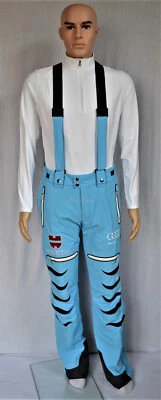 BOGNER HERREN DSV TEAM SKI HOSE FLAMMEN TRÄGER Stretch UVP 1199 € Gr 50 54 NEU