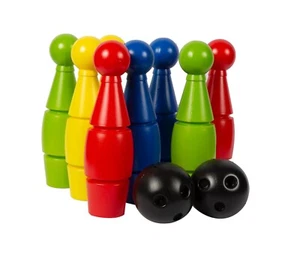 Birilli da Bowling per Bambini colorati da spiaggia 8 Birilli e 2 Palle gioco - Imagen 1 de 6
