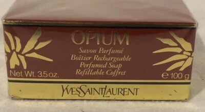 Jabón perfumado de opio YSL 3,5 OZ nuevo en embalaje sellado. Sin abrir Foto 1 de 3