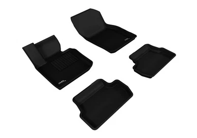 Floor Mats Custom Fit Liners Kagu All Weather Black 1st And 2nd Row L1MN01001509 - Image 1 of 4