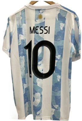 Jersey Size L Lionel Messi Signed Argentina Autographed BAS Authentication - Image 1 of 4
