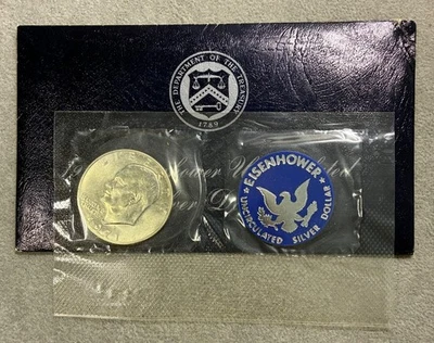 1971 年艾森豪威尔未流通银元 — 第 1/4 张图片