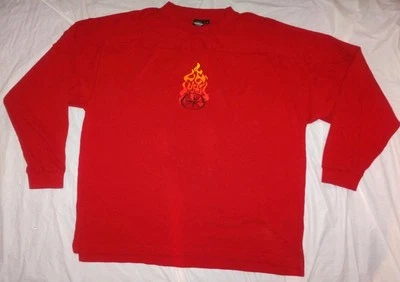 Camisa De Colección Años 90 Y2K Yamaha Star Motocicletas Tribal Llama Peso Pesado Manga Larga L Foto 1 de 4