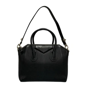 Bolso de hombro Givenchy Antigona pequeño de cuero bidireccional negro para mujer de lujo " - Imagen 1 de 20