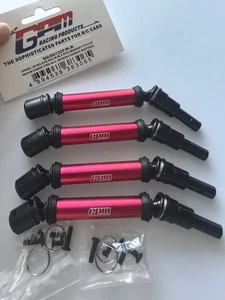 4pcs Alloy Front + Rear CVD Drive Shaft for ARRMA 1/8 MOJAVE 4X4 4S Upgrade - Picture 1 of 10