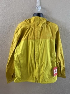 NORTH FACE Size XL Mens 2.5L Waterproof Hooded Jacket NEW Hi Viz Yellow - Picture 1 of 7