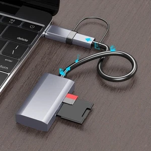 Lettore di schede Double Interface Professional Facile da usare USB C, USB - Afbeelding 1 van 4
