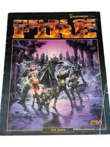 FASA Shadowrun 7114 Fields of Fire ~ Tom Dowd ~  RPG Sourcebook 1995 - Picture 1 of 6