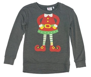 Love Glam Girl Grey Graphic Christmas Holiday Shirt Big Girls Small, Medium - Picture 1 of 1