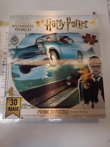Harry Potter Wizarding World Weasleys Car Train Prime 3D Image Puzzle - NEW! - Picture 1 of 6