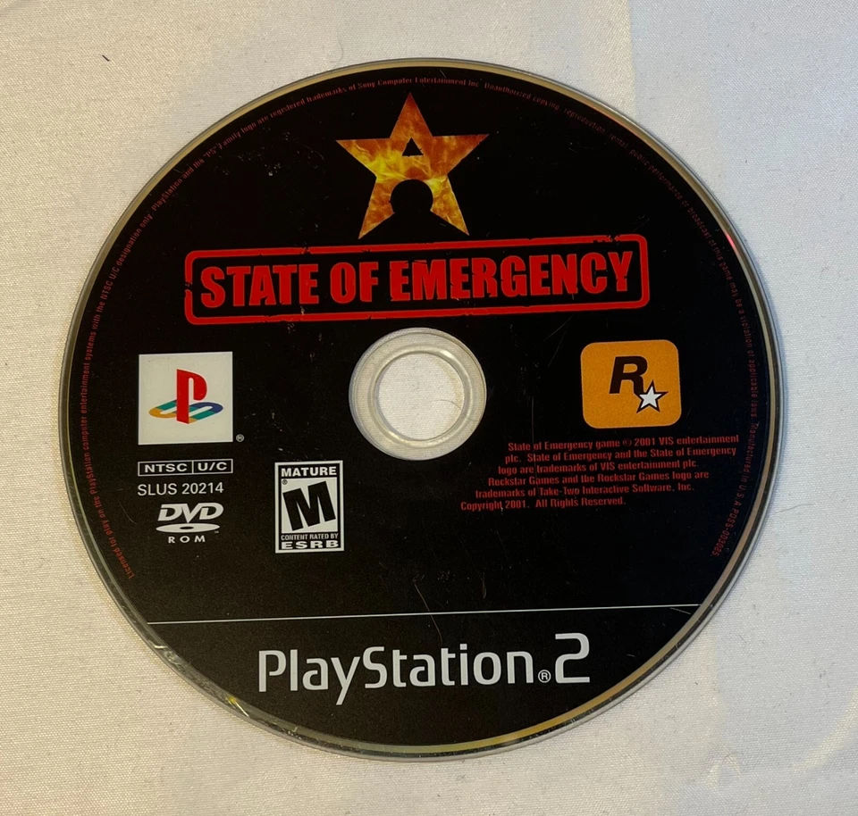 Juego Playstation 2 PS2 - Estado de Emergencia - Funciona Foto 1 de 1
