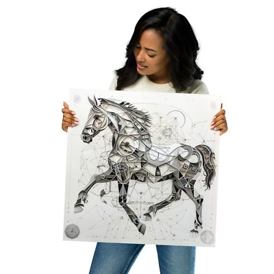 World of Wilds - Dusty Spur Horse 4 - artistic poster - Image 1 of 4