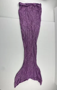 Mermaid Tail Purple Pink Shiny Girls Size 10 Halloween Costume Decoration - Picture 1 of 7