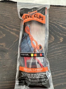 Squids 3400 Glove Clip Holder with Dual Clips, Red, 1 Count (Pack of 1) - Picture 1 of 4