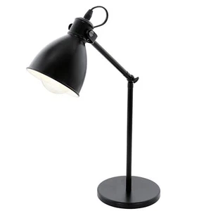 Tischleuchte E27 Weiß H43cm Tisch Leseleuchte Vintage Leuchte Tischlampe Innen - Bild 1 von 1