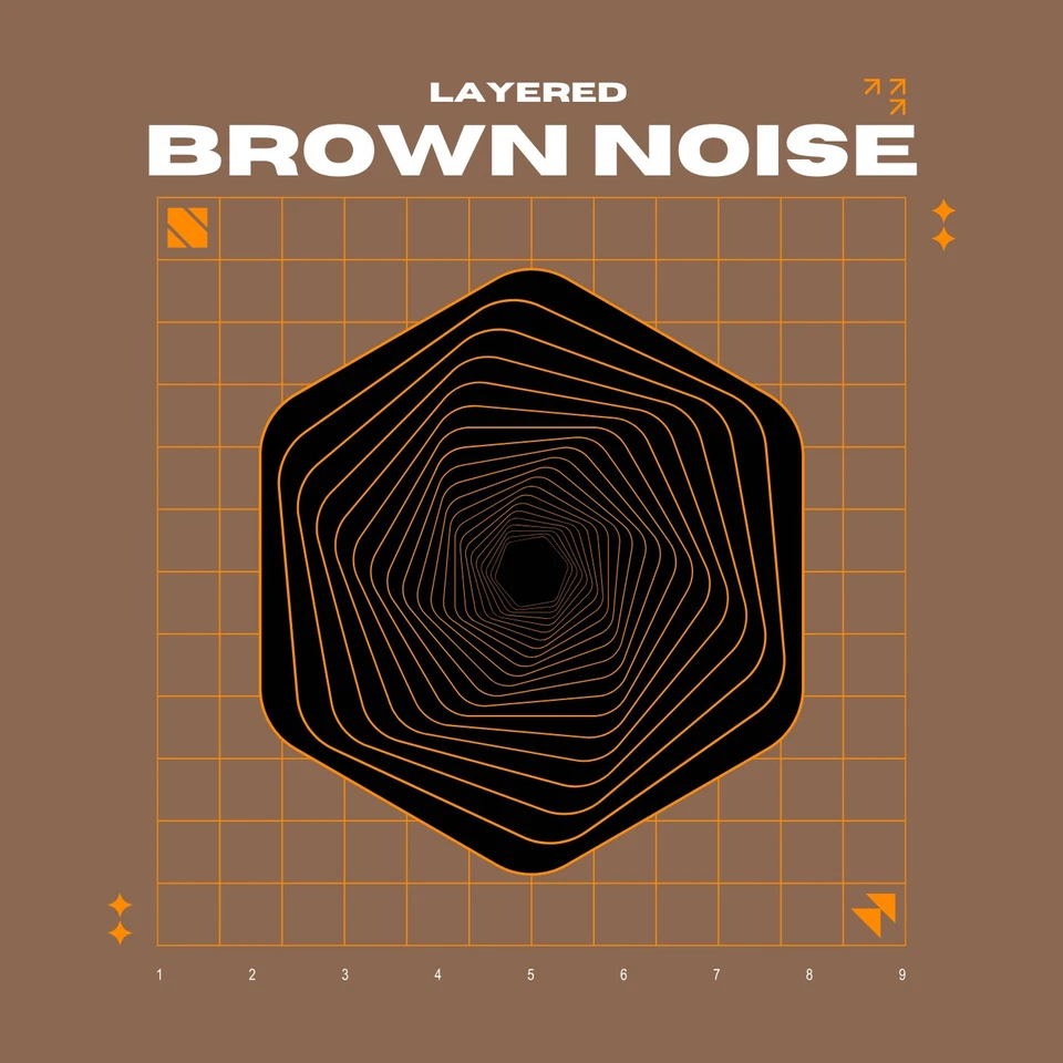 BROWN NOISE CD Layered Audio for Relaxation, Sleep, Focus - White Noise CD Foto 1 de 1