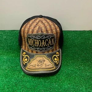 Gorra Charra Estados de Mexico Artesanal Hat Trucker Men Mexican States Cachucha - Picture 1 of 30