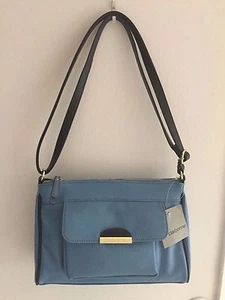 NWT Liz Claiborne Purse Small /Medium Lined Shoulder Bag Light Blue Zipper - Picture 1 of 5