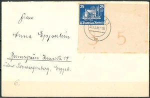 ALEMANIA 1935 CUBIERTA - CATEDRAL DE NAUMBURGO - Exposición de sellos "Ostropa" - Imagen 1 de 2