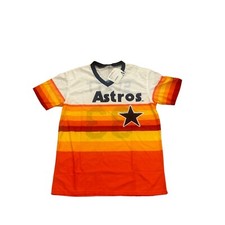 Houston Astros Mike Scott #33 Rainbow Throwback Jersey Men's XL Stadium Giveaway