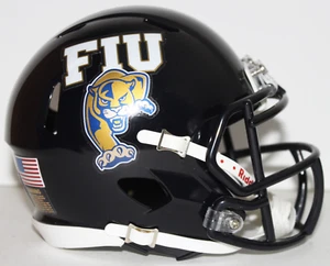 2021 Florida International (FIU) Panthers Custom Riddell Mini Helmet vs FAU - Picture 1 of 3