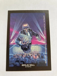 1991 Brockum RockCards Artwork Stick-Ons - Berlin Wall Ed Repka - Picture 1 of 2
