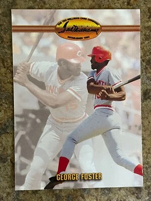1993 Ted Williams Card Company #29 George Foster - Cincinnati Reds - Image 1 of 2