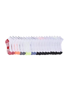 KIDS ANKLE SOCKS 10-Pack S - L Black/White Available - Picture 1 of 8