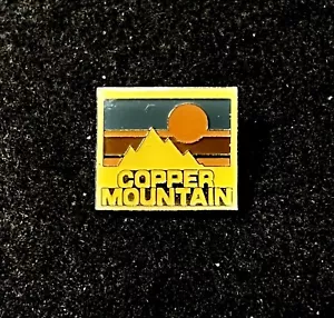 Pin insignia COPPER MOUNTAIN esquí esquí COLORADO recuerdo viaje estación solapa - Imagen 1 de 3