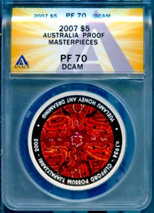 2007 $5 Silver Australia PF 70 DCAM ANACS # 7874590 + Bonus - Picture 1 of 2