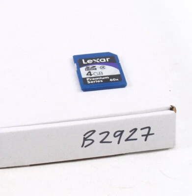 Lexar 4GB SD memory card SDHC Class 4  - UK SELLER (B2927) - Image 1 of 3